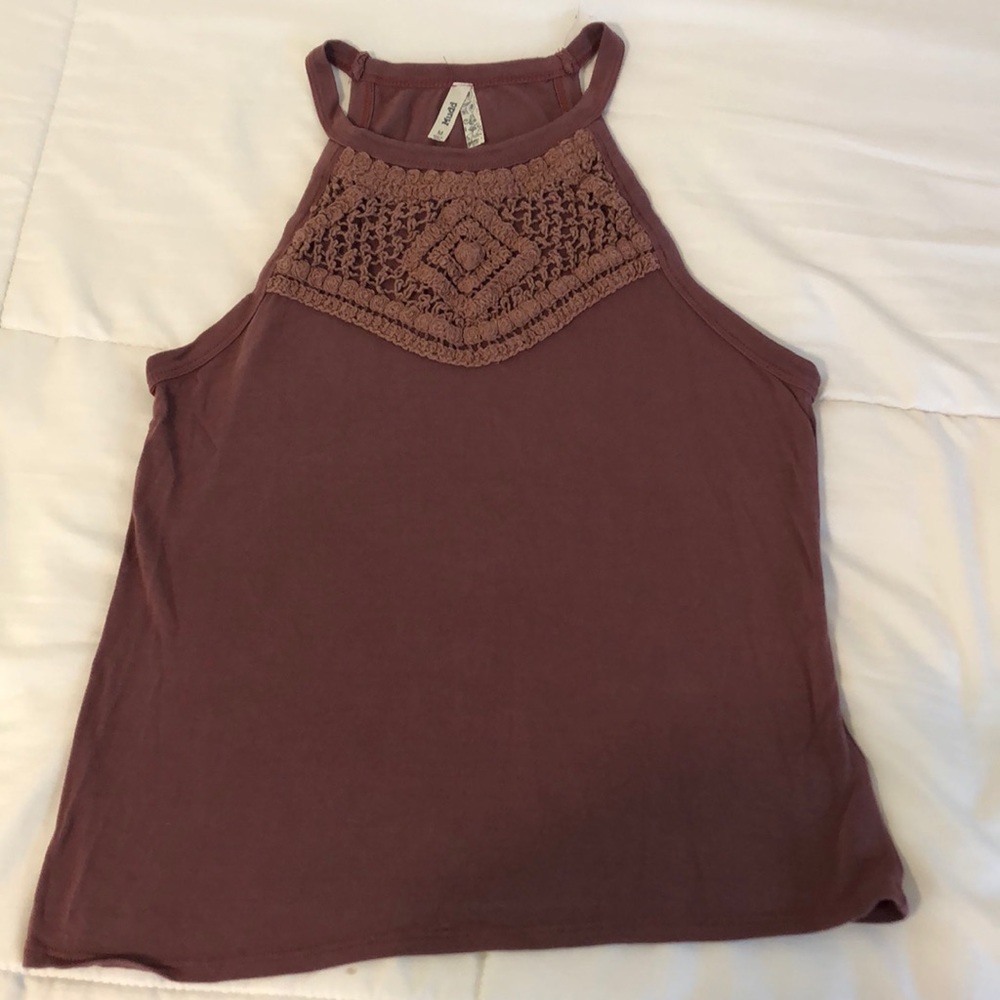 Light Burgundy Tank Top